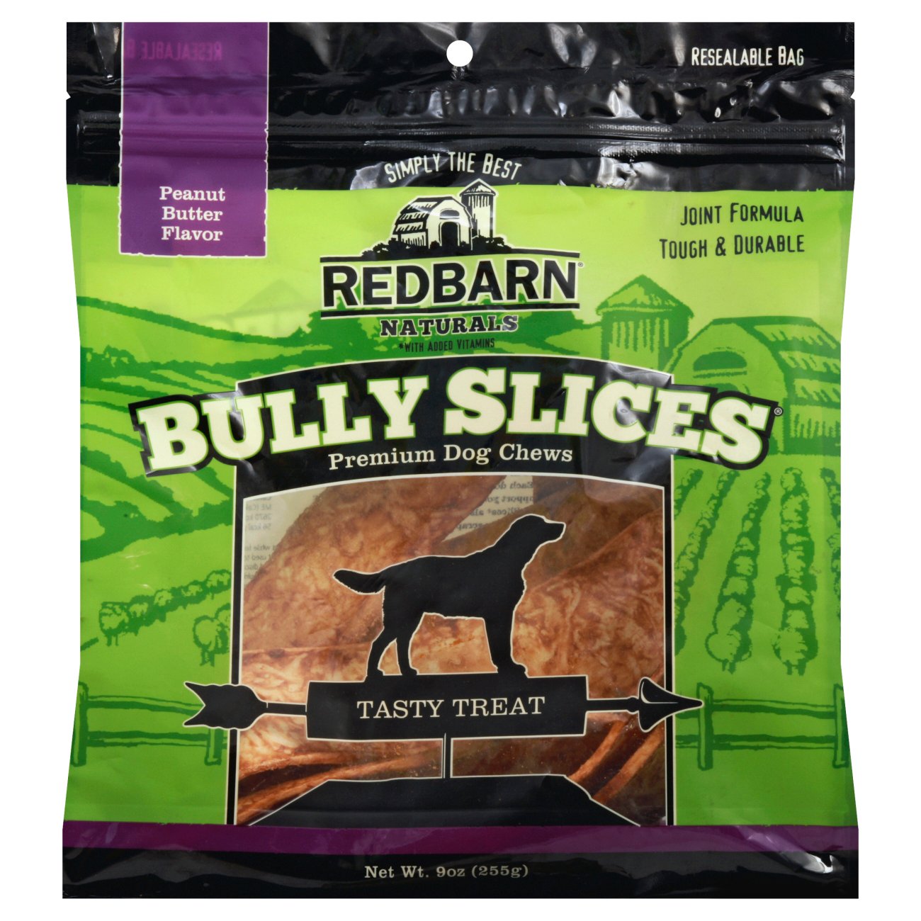 Redbarn Bully Slices Peanut Butter Flavor Dog Treats - Shop Bones 