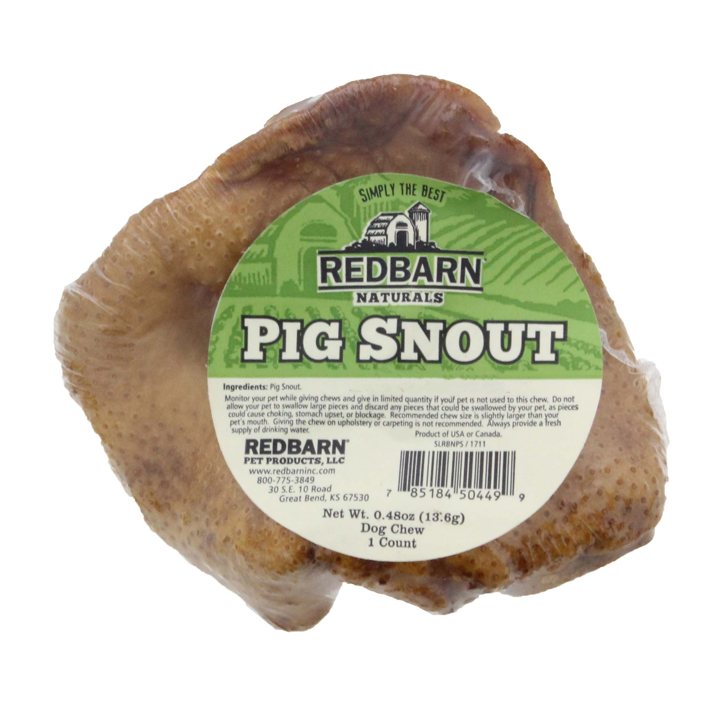 Pig snout dog outlet chew