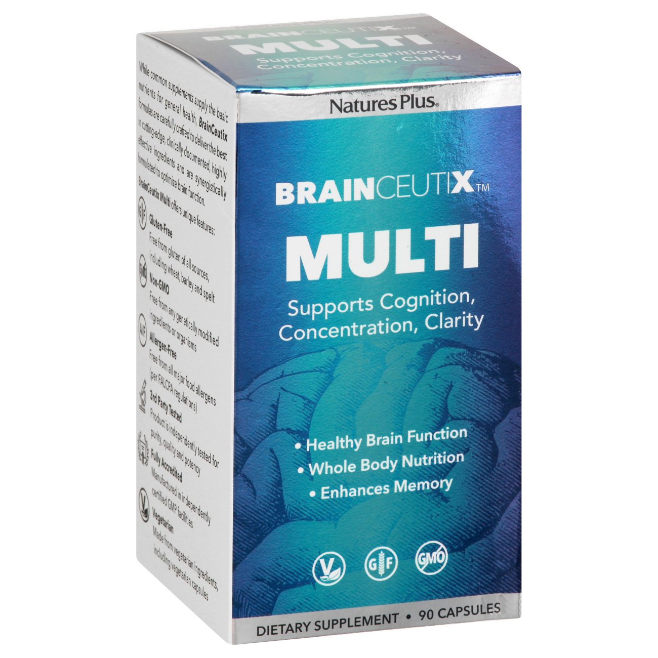 NaturesPlus BrainCeutix Multi Capsules - Shop Herbs & homeopathy