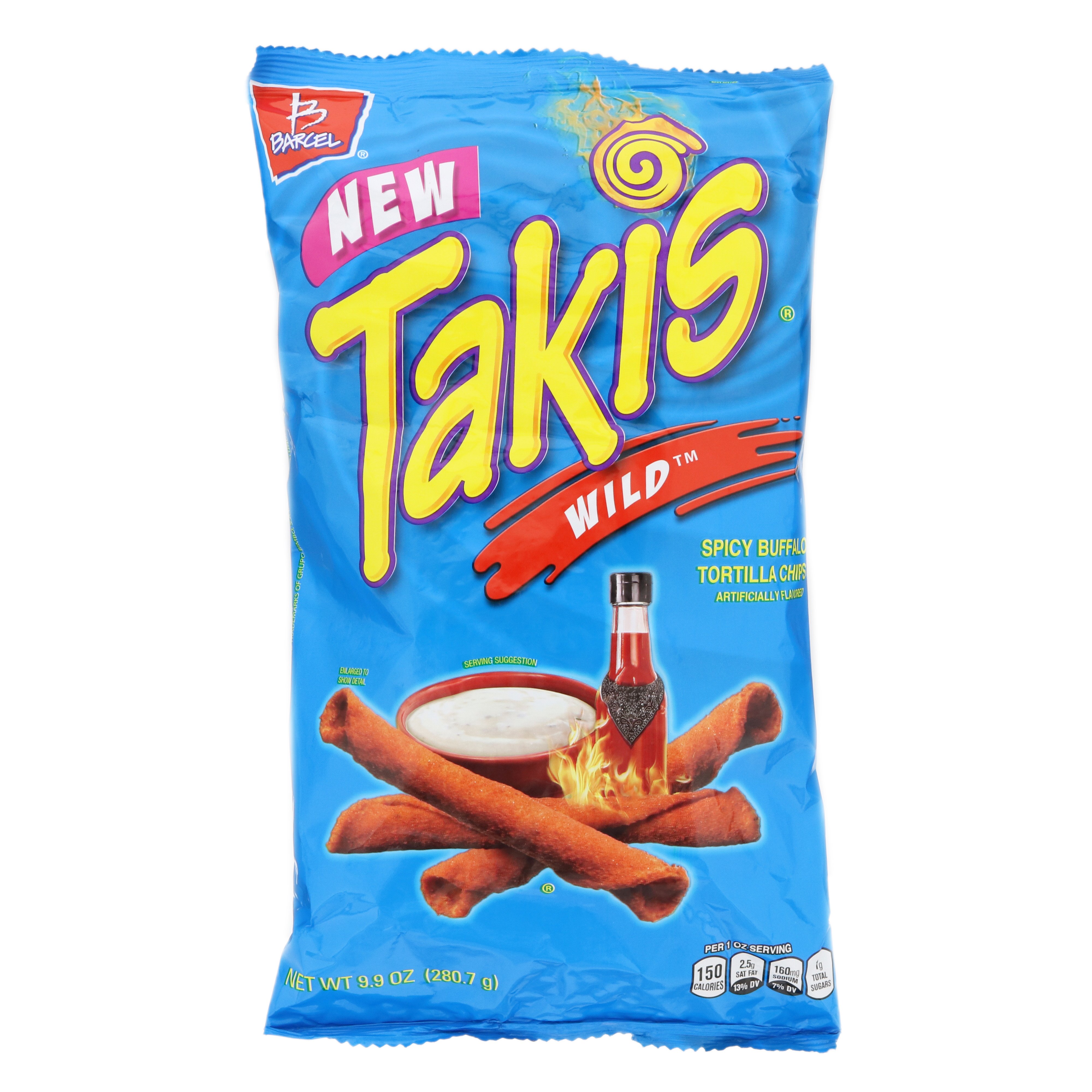 Barcel Takis Wild Spicy Buffalo Tortilla Chips Shop Chips At H E B