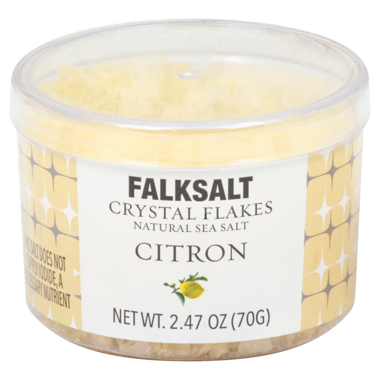 Falksalt Citron Crystal Flakes Natural Sea Salt Shop Herbs & Spices
