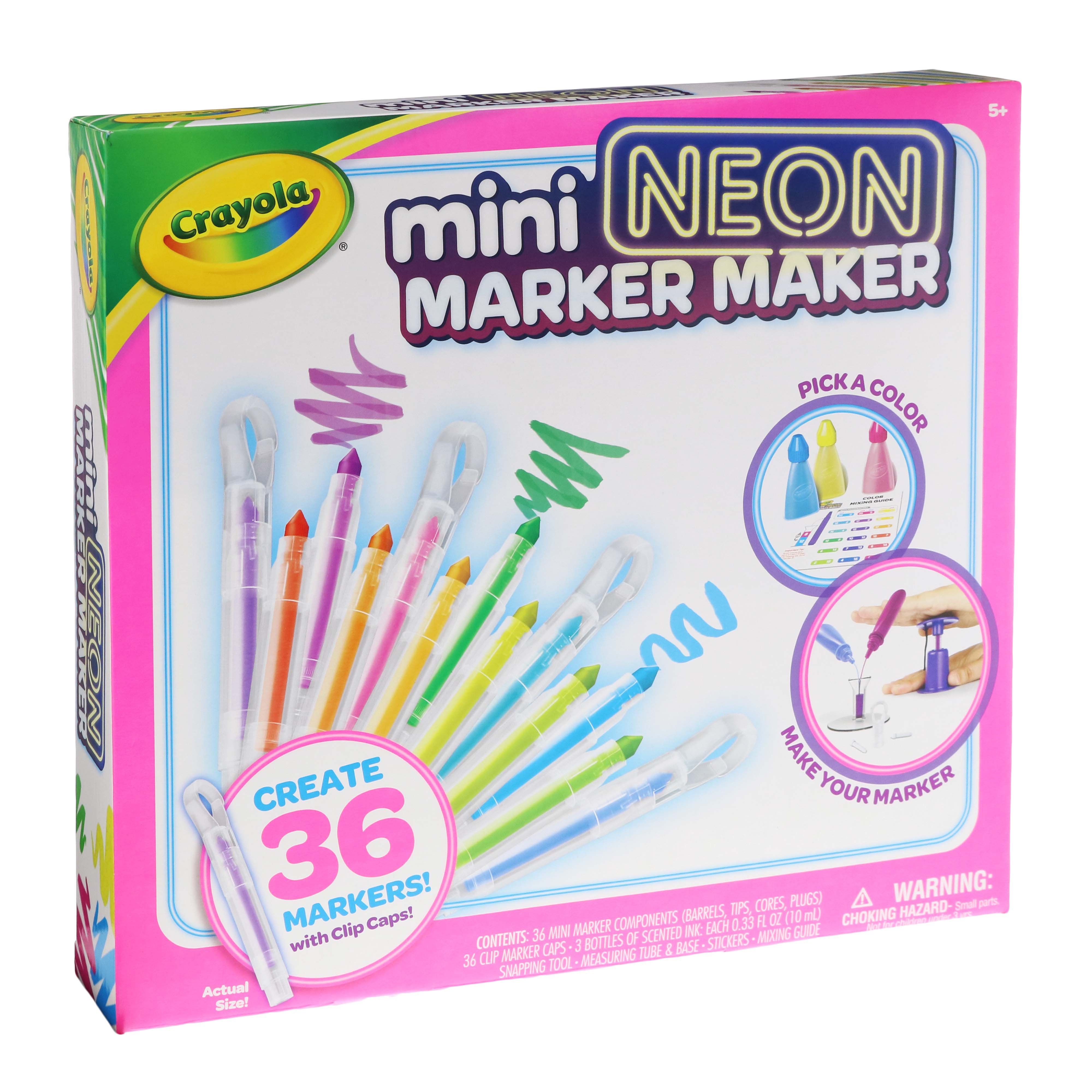 crayola mini marker maker neon