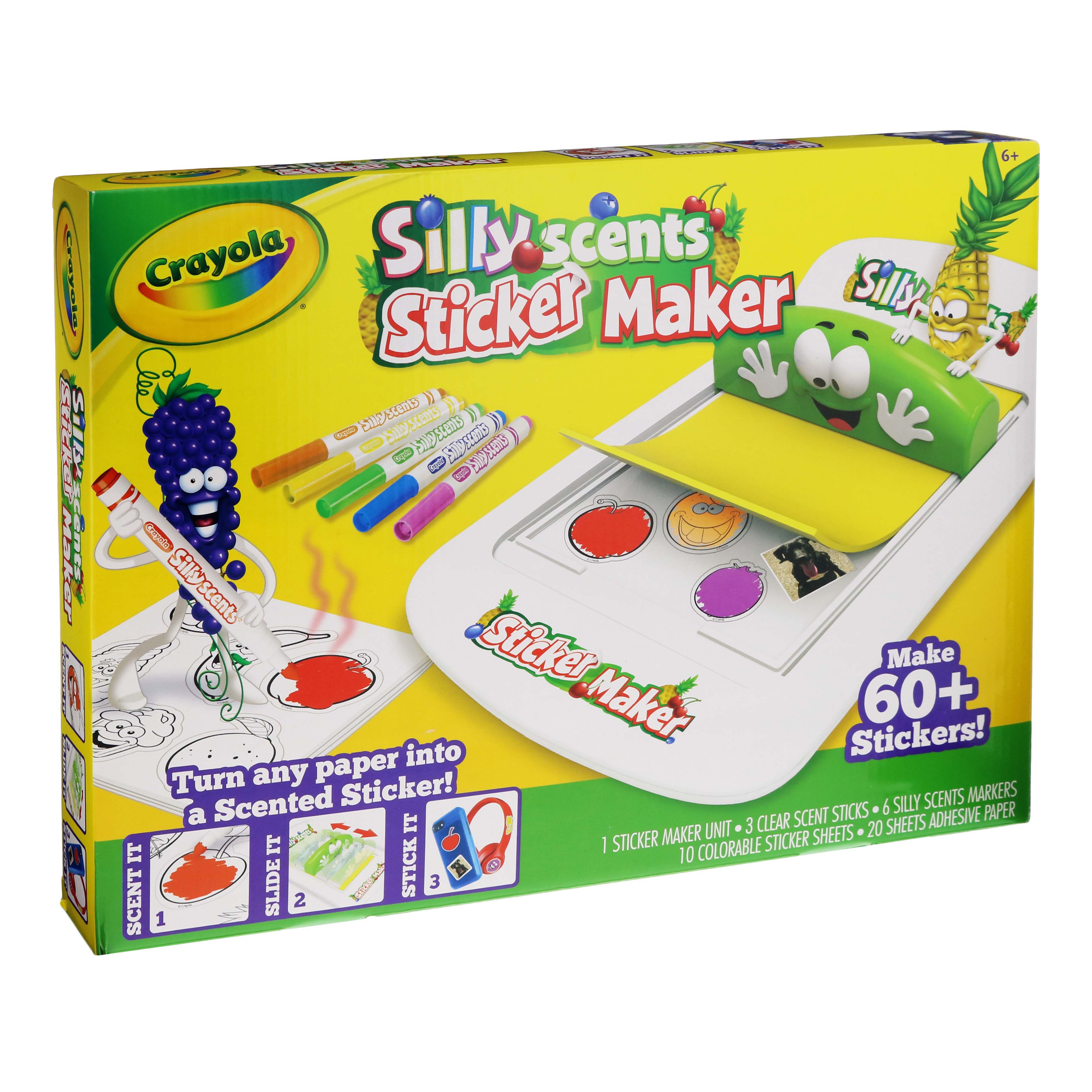 Crayola Silly Scents Sticker Maker Shop Books & Coloring at HEB