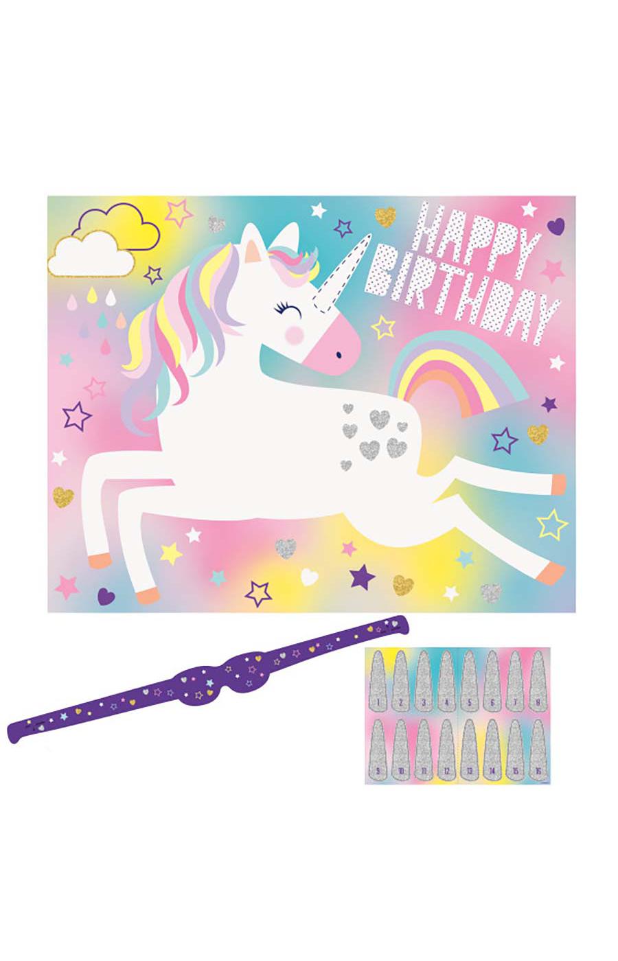 Unique Unicorn Theme Party Game Kit; image 1 of 2