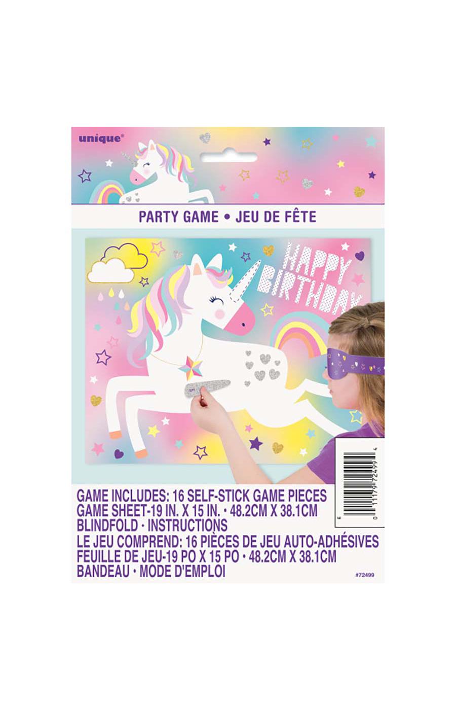 Unique Unicorn Theme Party Game Kit; image 2 of 2