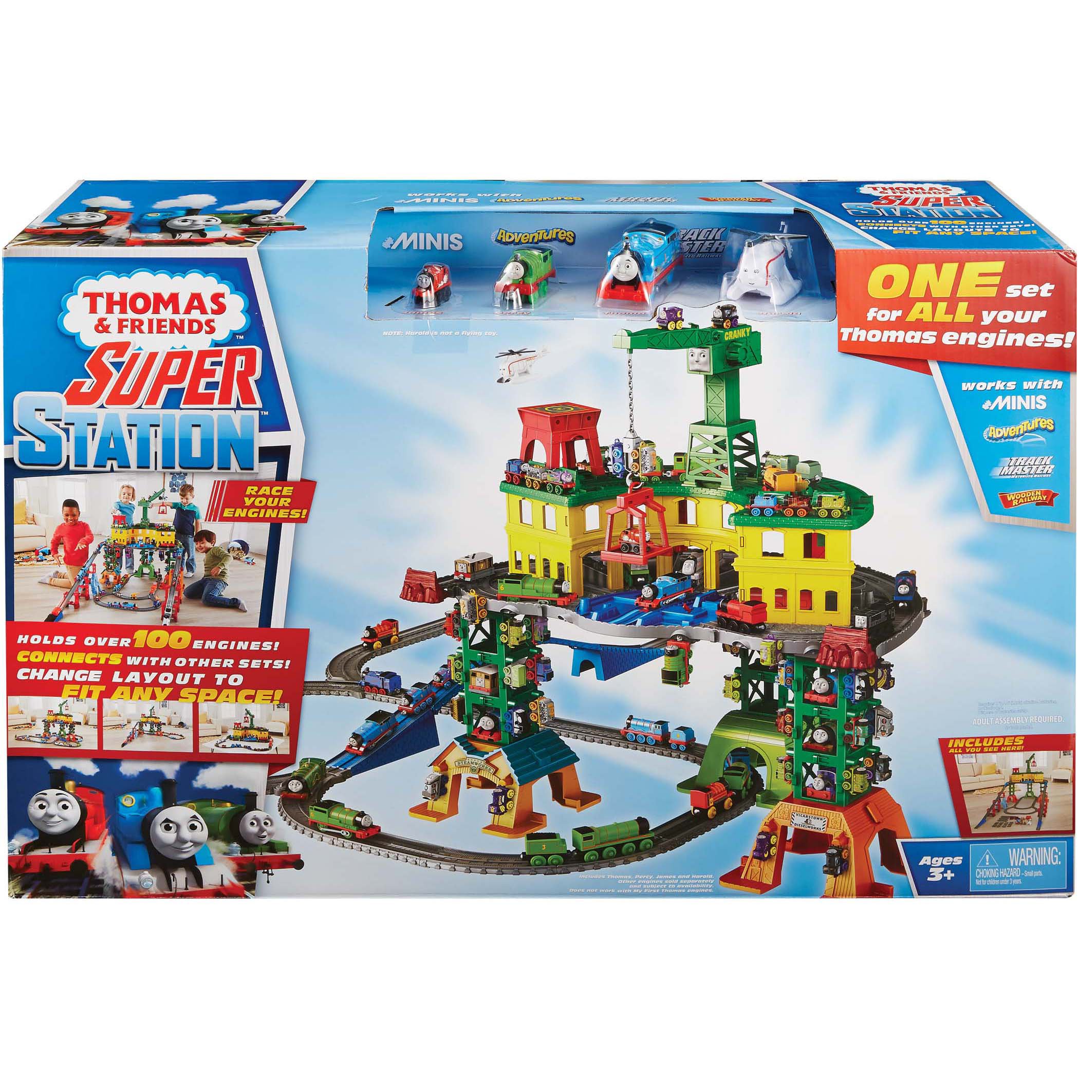thomas and friends super station playset