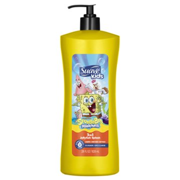 Suave Kids SpongeBob Jellyfish Splash 2-in-1 Shampoo & Body Wash, 28 oz