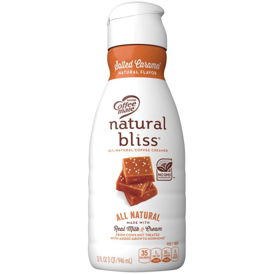 Download Nestle Coffee-Mate Natural Bliss Salted Caramel Liquid Coffee Creamer - Shop Coffee Creamer at H-E-B