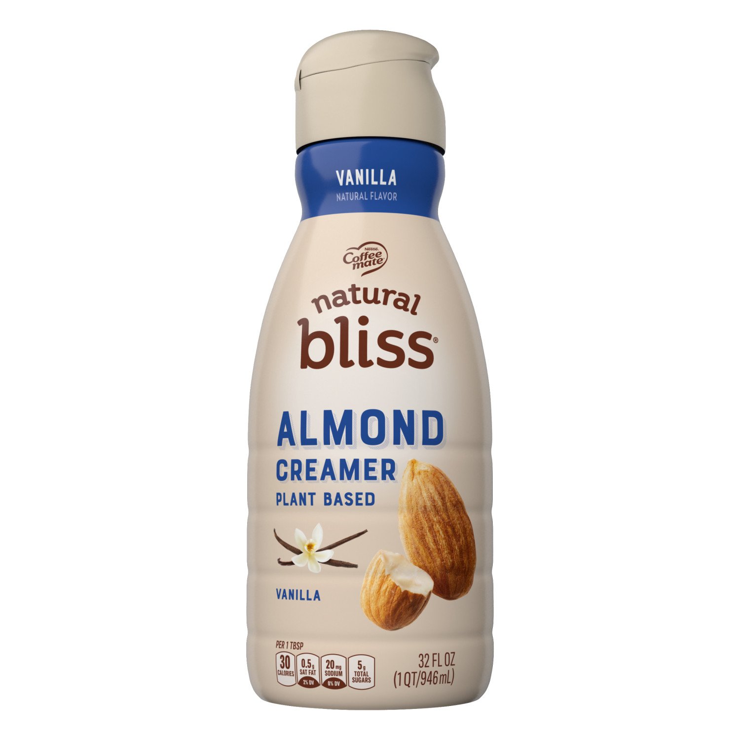 Coffee Mate Natural Bliss Vanilla Almond Milk Liquid Coffee Creamer