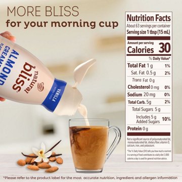 Nestle Coffee Mate Natural Bliss Almond Creamer - Vanilla