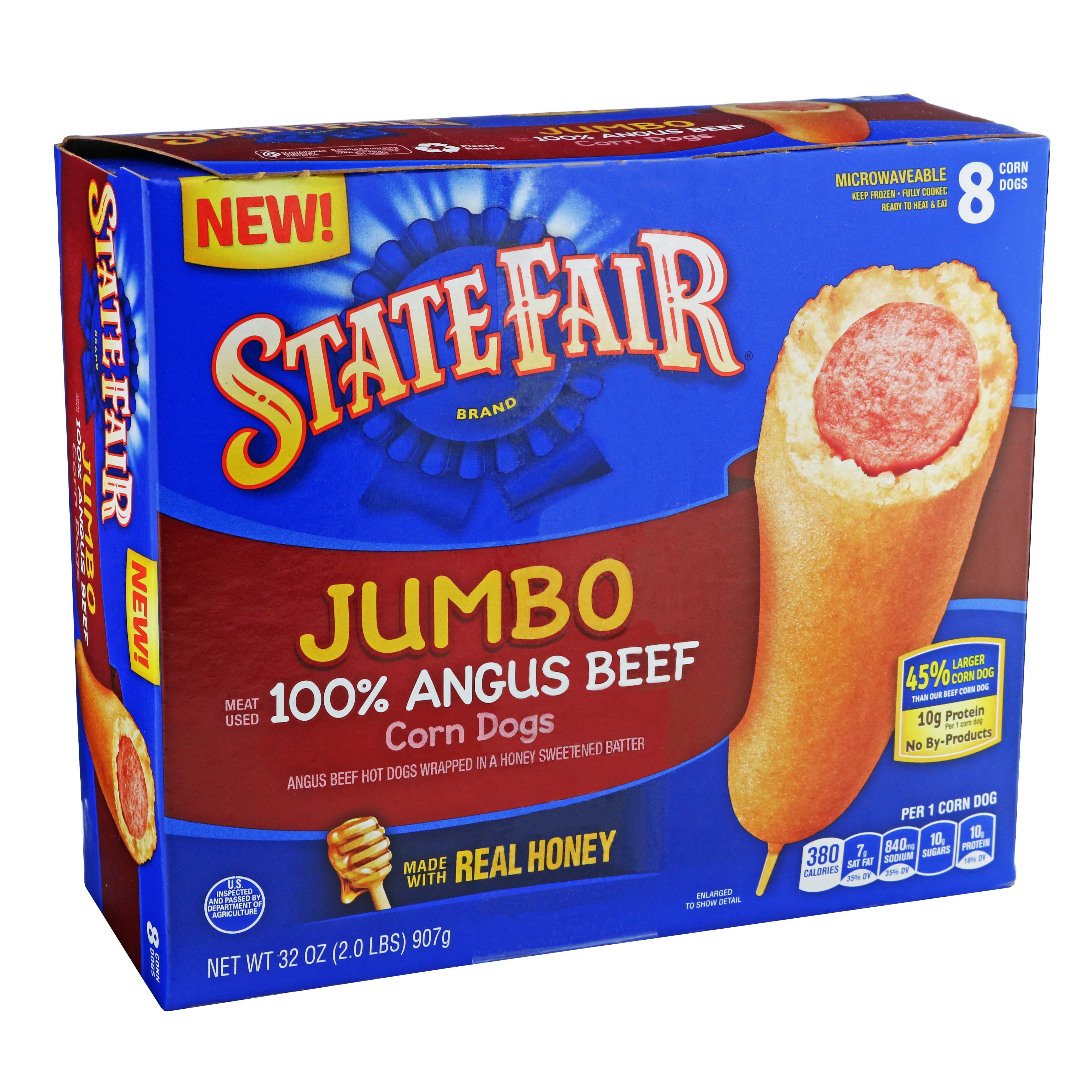 Stare Fair Jumbo 100 Angus Beef Corn Dogs Shop Sausages & Hot Dogs