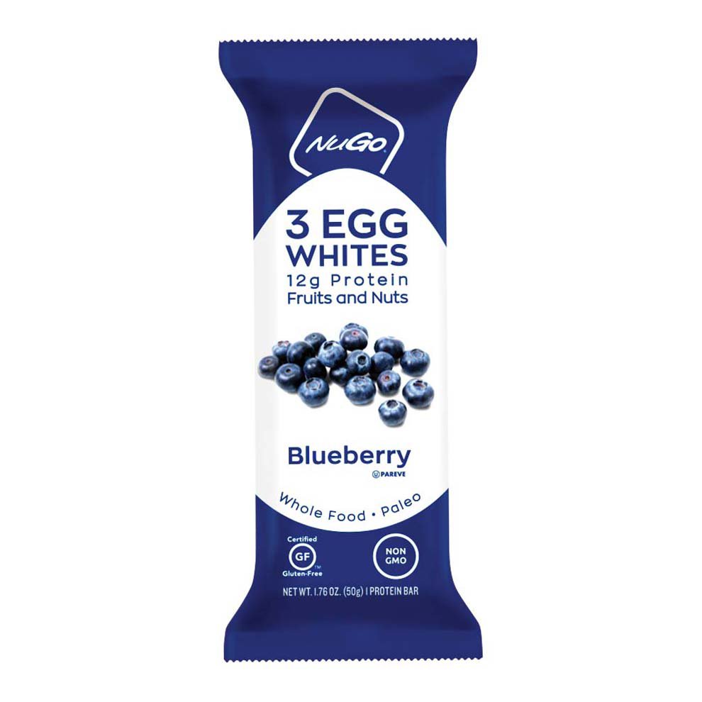 NuGo 3 Egg Whites Blueberry Protein Bar Shop Granola & Snack Bars at