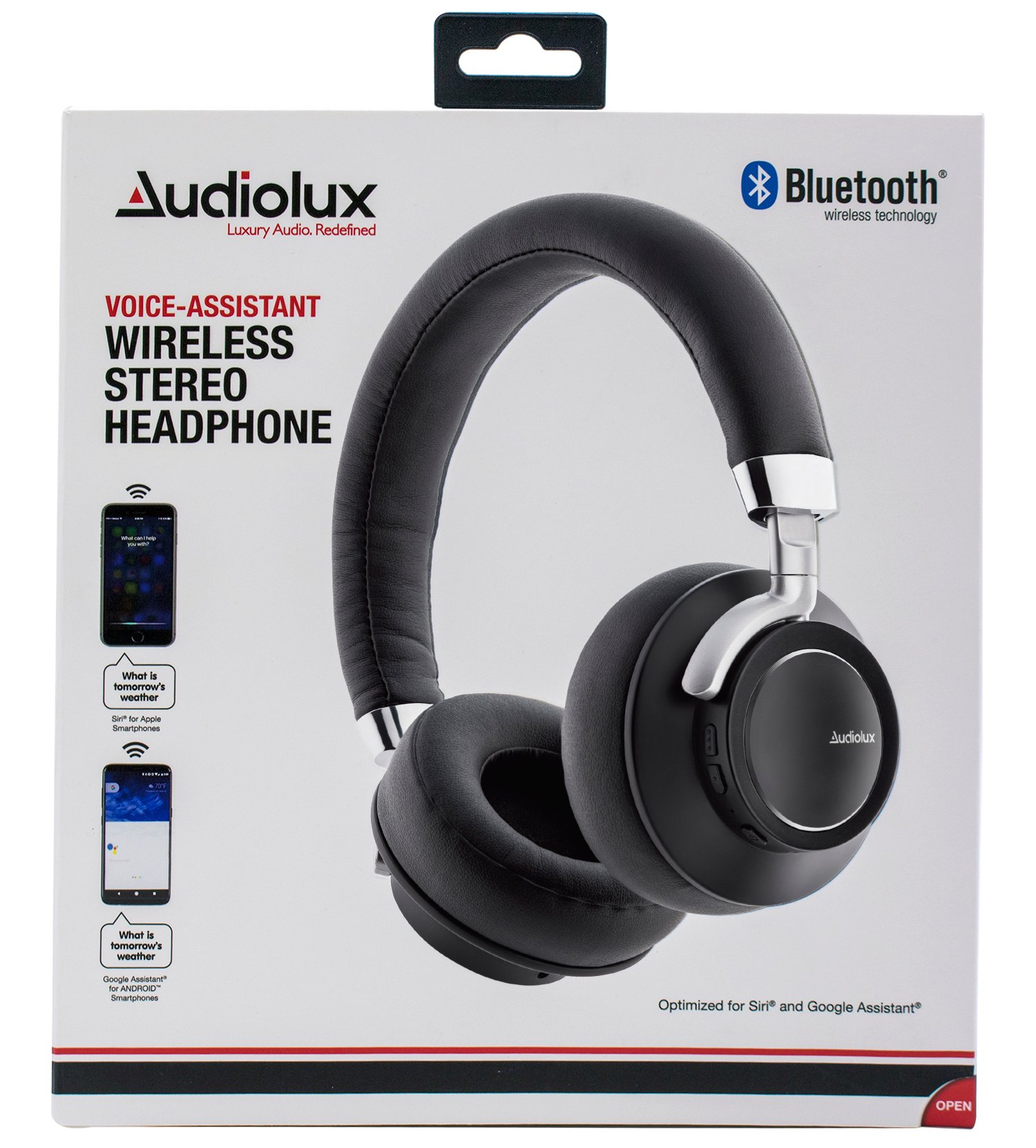 Audiolux Bluetooth Voice Enabled Headphones Shop Audio at HEB