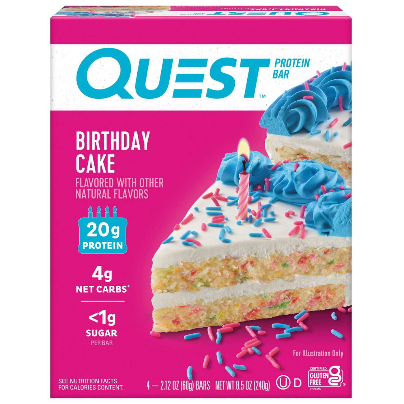 Quest 20g Protein Bars - Birthday Cake; image 1 of 2