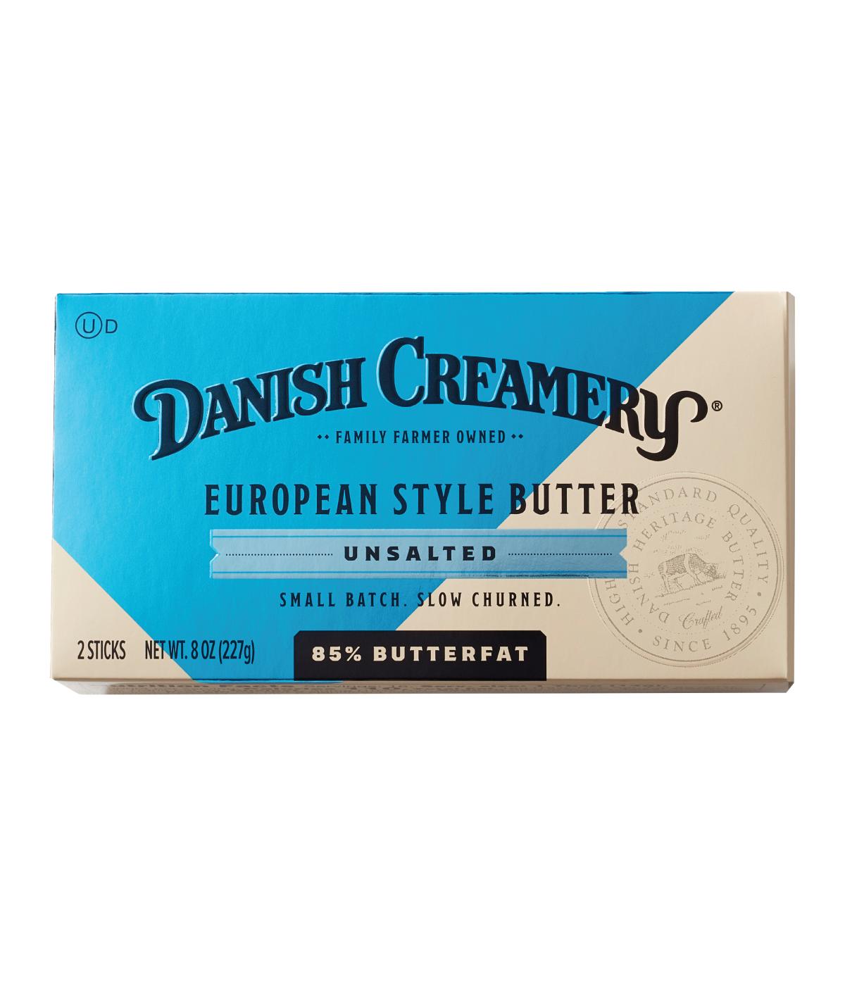 Danish Creamery Unsalted European Style Butter; image 1 of 4