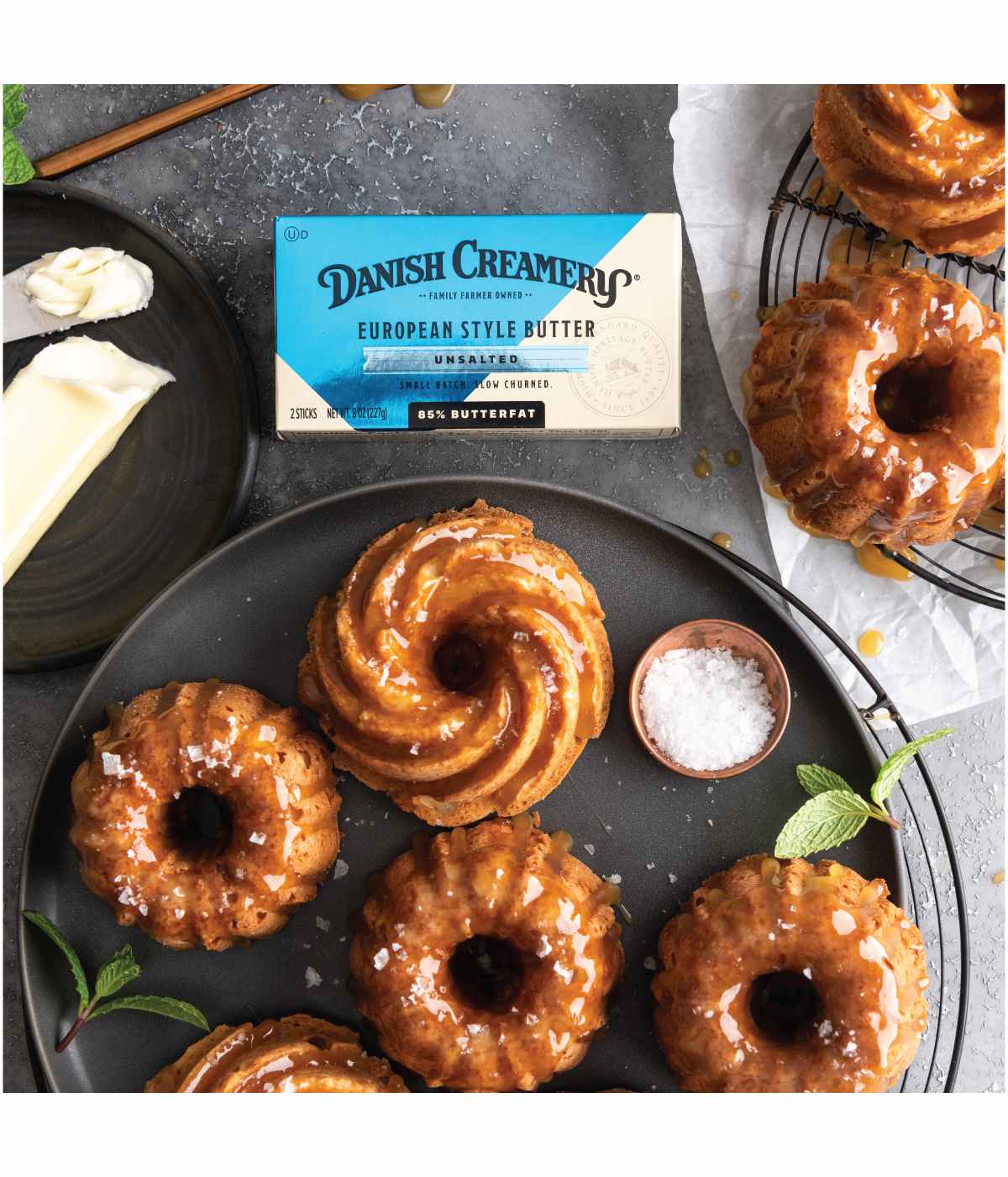 Danish Creamery Unsalted European Style Butter Sticks; image 2 of 4