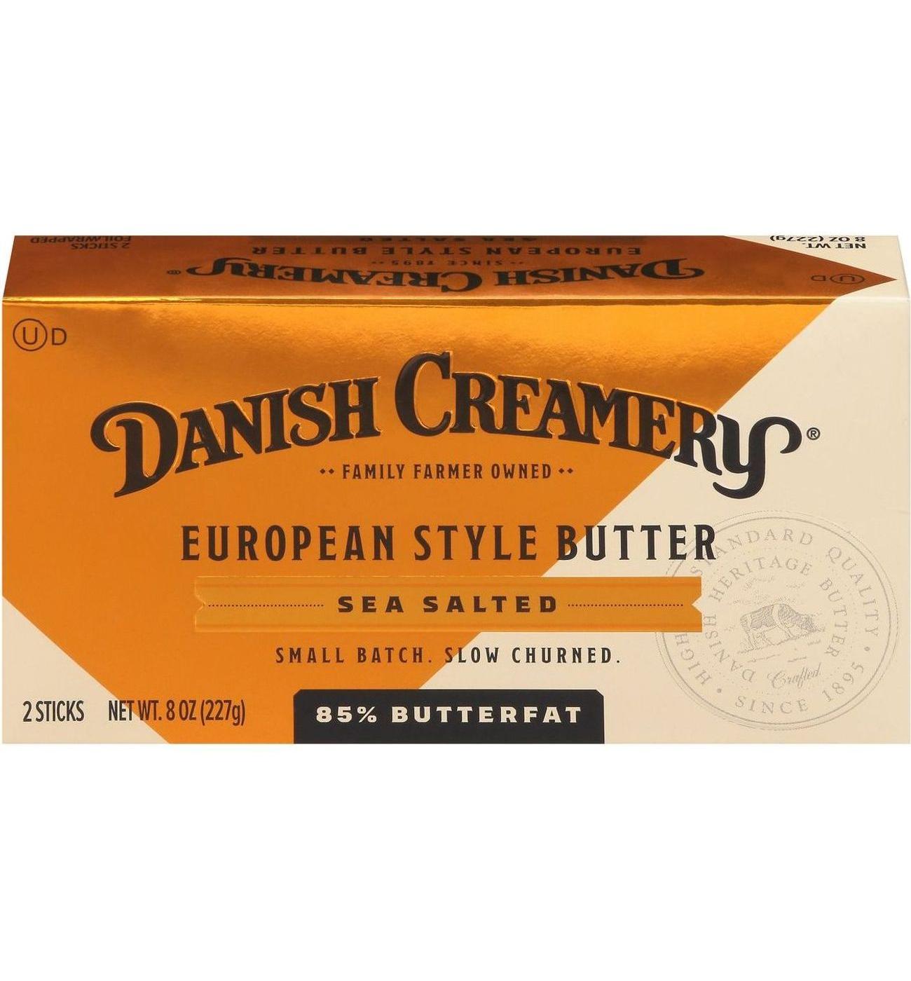 Danish Creamery Sea Salted European Style Butter Sticks; image 1 of 4