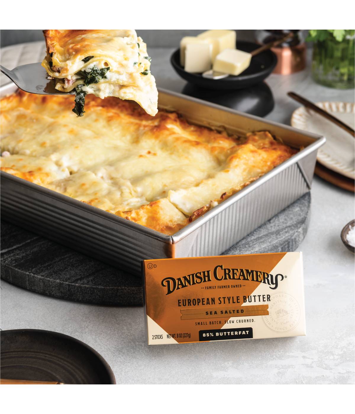 Danish Creamery Sea Salted European Style Butter Sticks; image 2 of 4