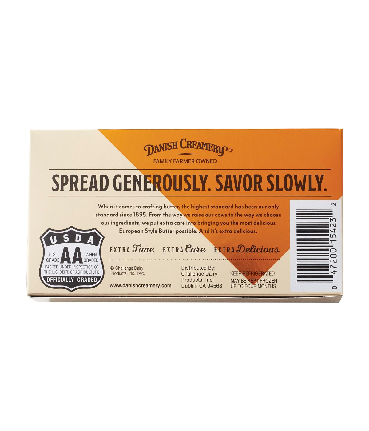 Danish Creamery Sea Salted European Style Butter Sticks; image 4 of 4