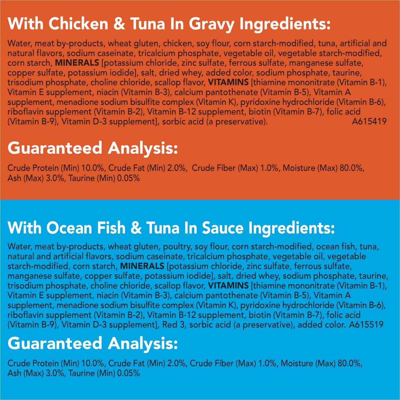 Friskies Purina Wet Cat Food Variety Pack Tasty Treasures Prime Filets - Chicken and Tuna, Chicken, and Ocean Fish and Tuna, and Turkey; image 3 of 7