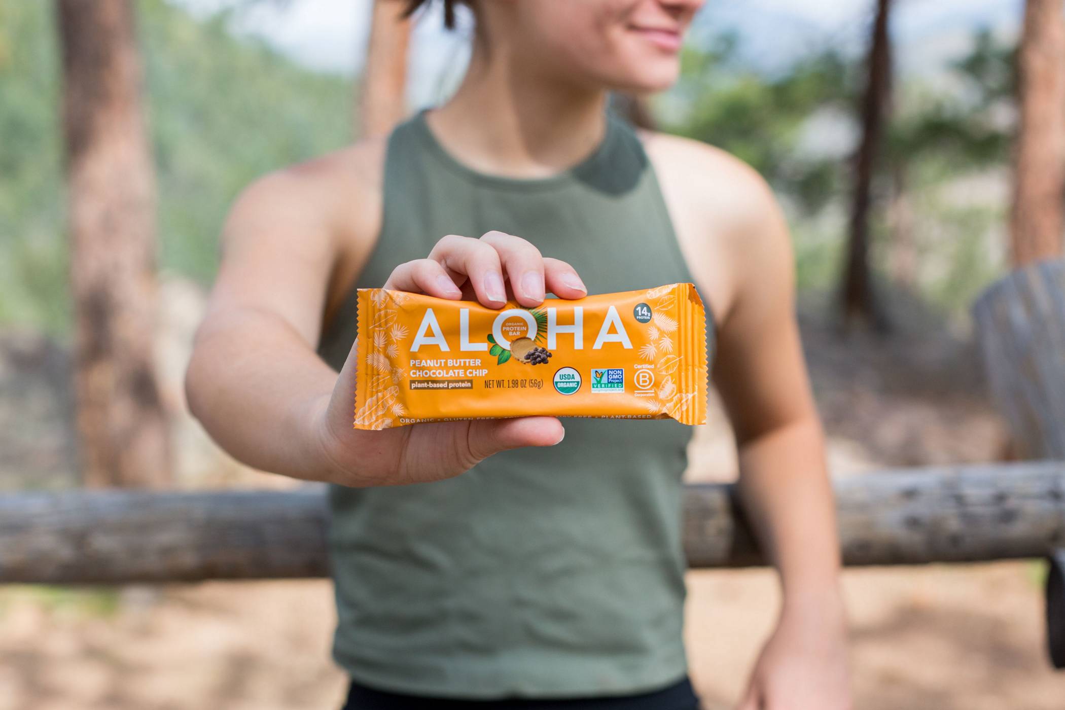 Aloha 14g Protein Bar Peanut Butter Chocolate Chip Shop Diet