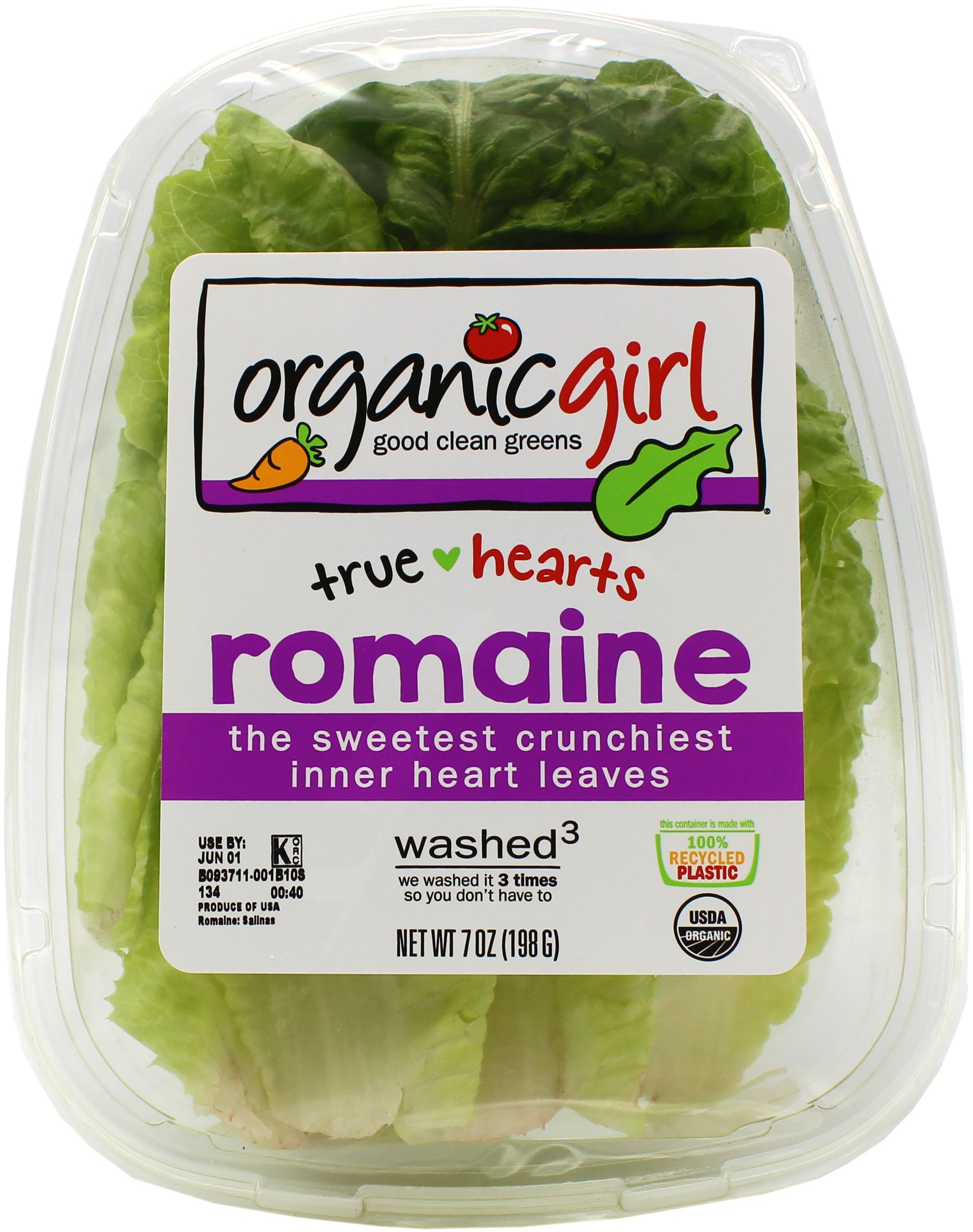 Organic Girl Romaine Heart Leaves Shop Vegetables at HEB