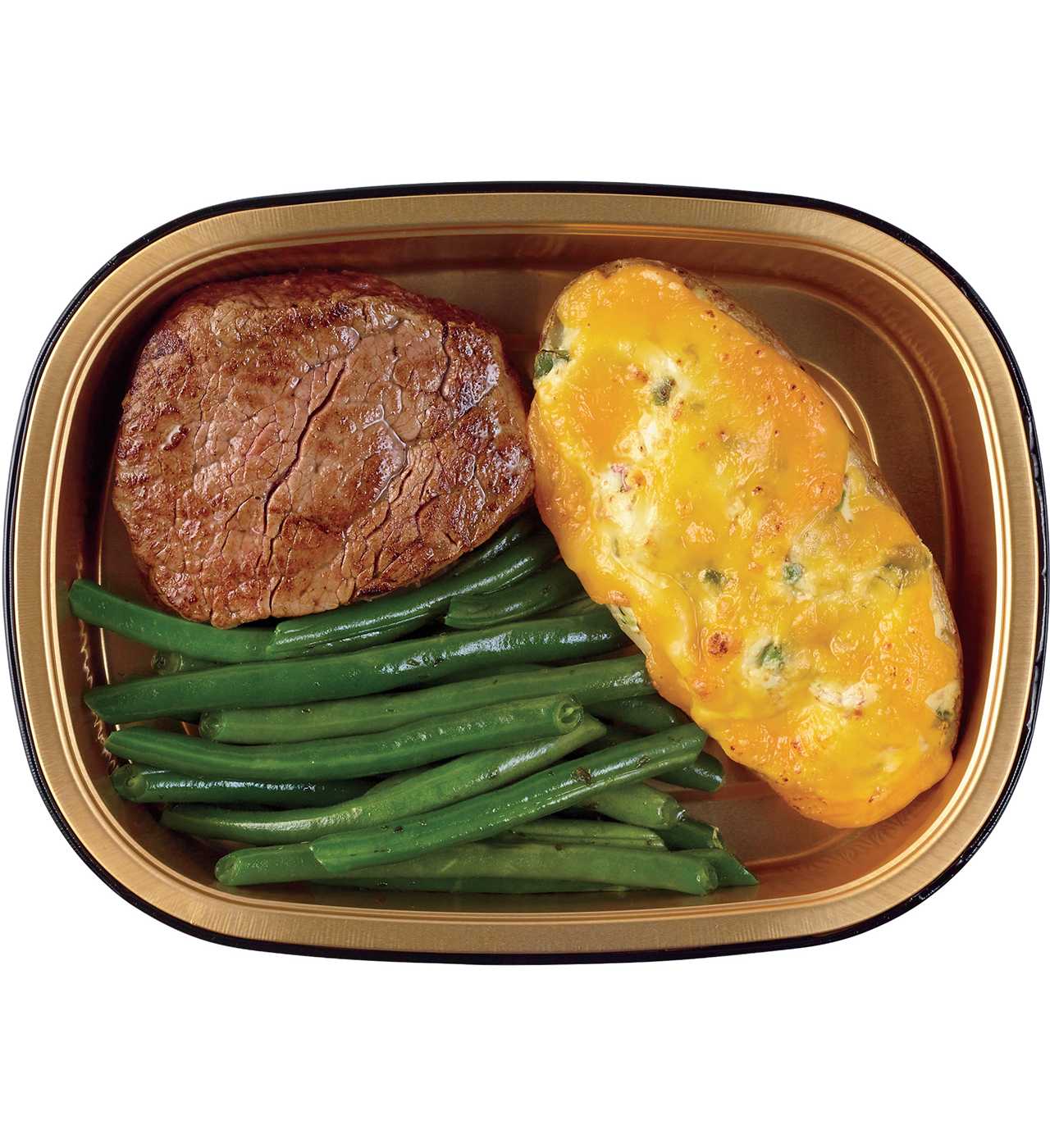 Meal Simple by H-E-B Beef Fillet with Green Beans & Jalapeno Popper Potato; image 1 of 4