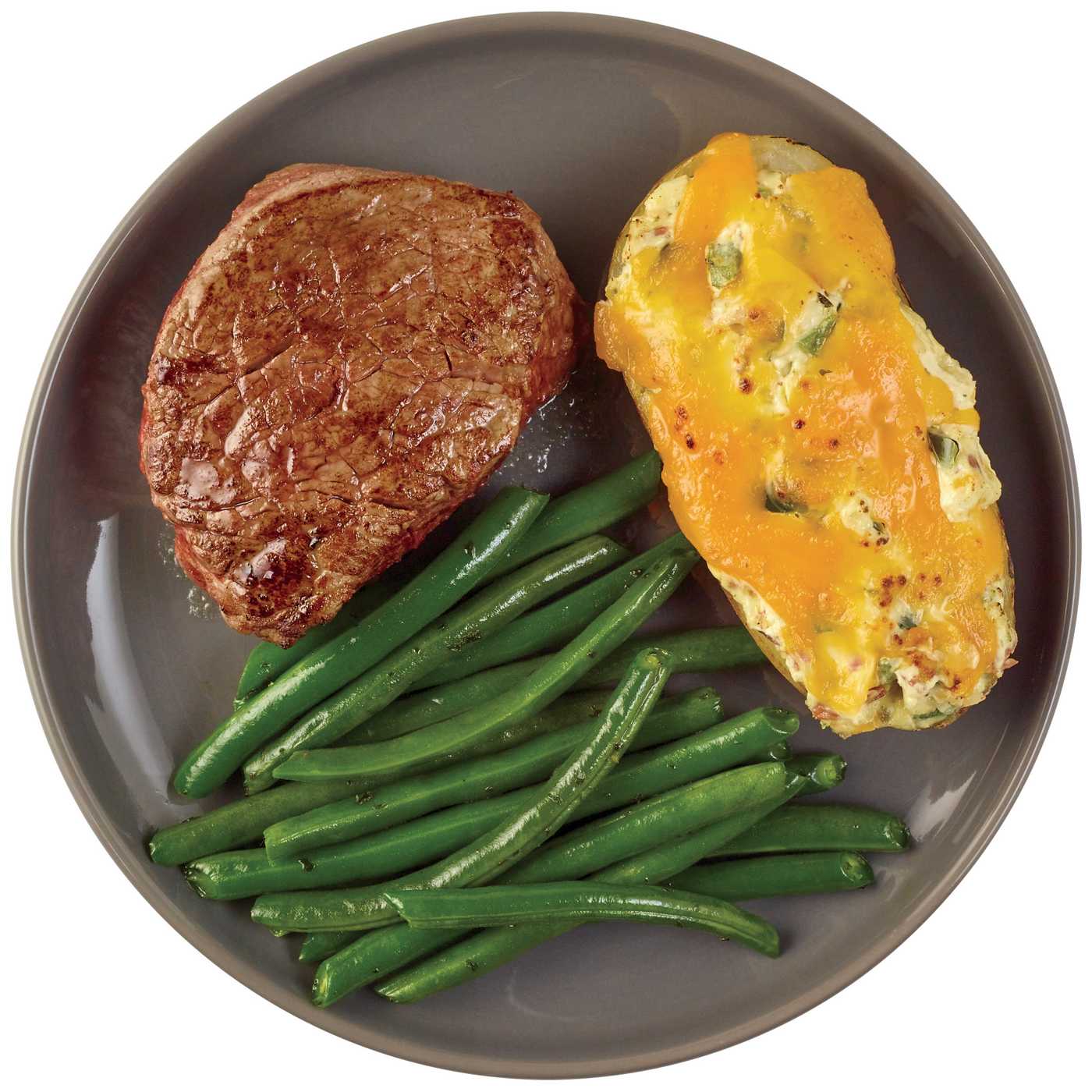 Meal Simple by H-E-B Beef Fillet with Green Beans & Jalapeno Popper Potato; image 2 of 4