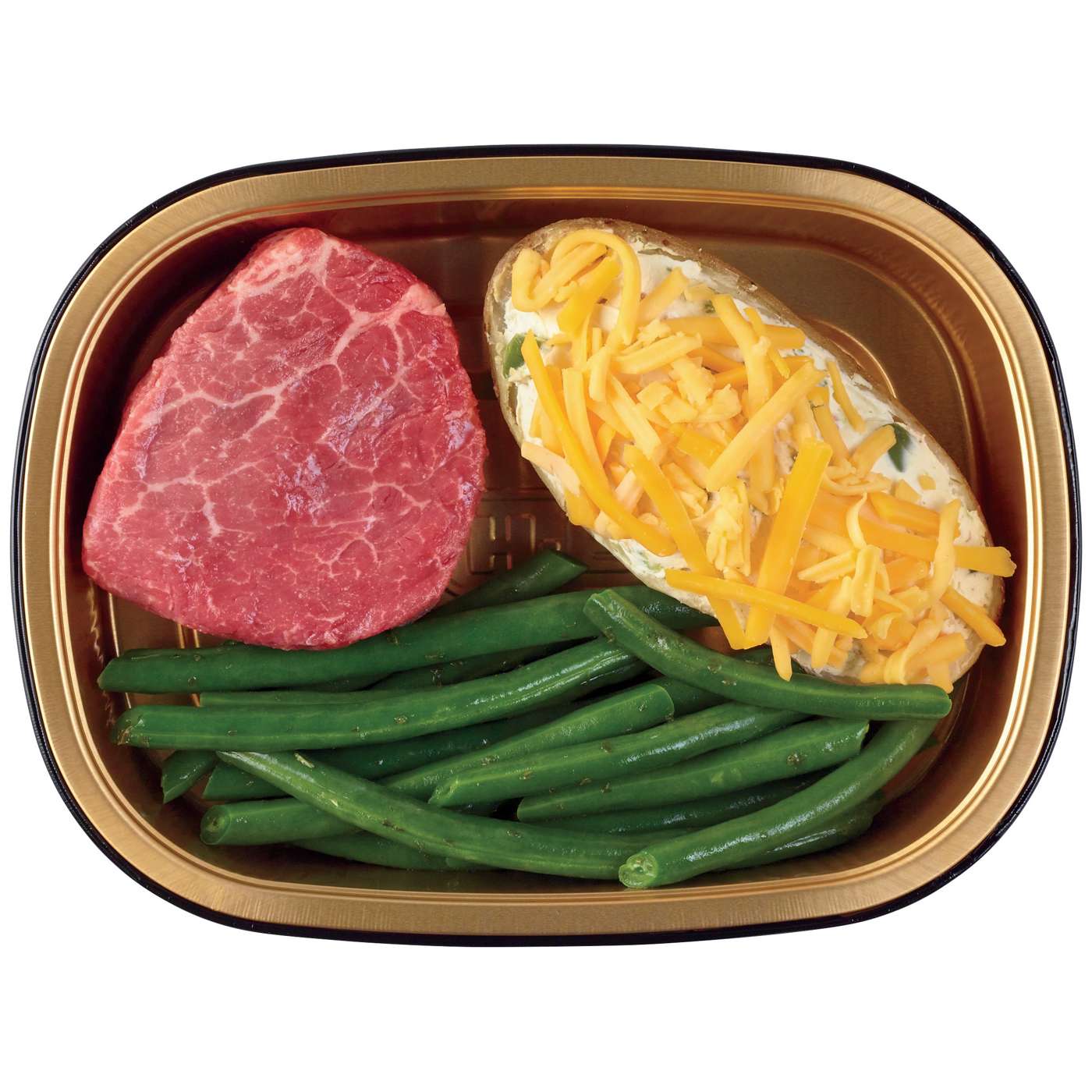 Meal Simple by H-E-B Beef Fillet with Green Beans & Jalapeno Popper Potato; image 3 of 4