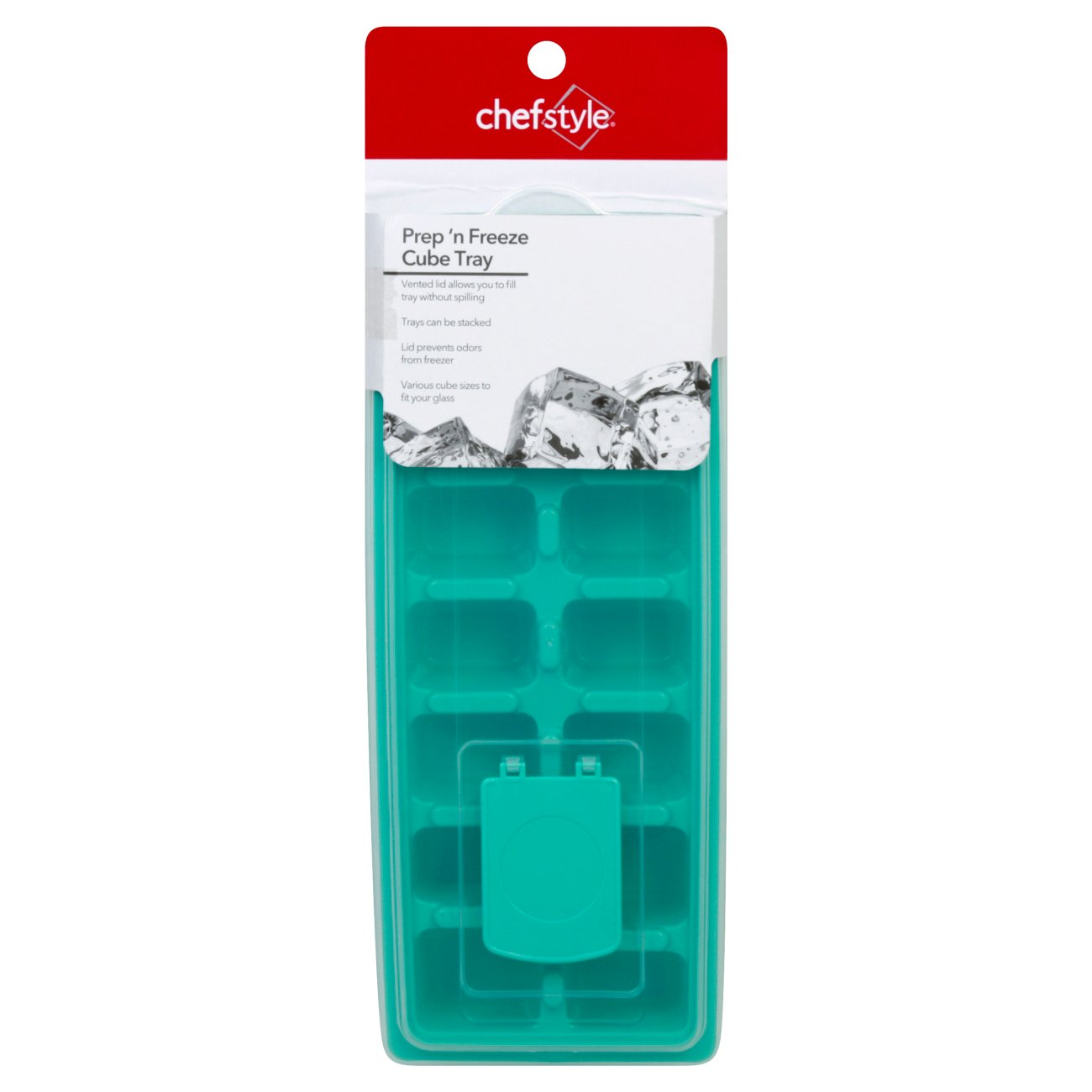 Kitchen & Table by H-E-B 6 Cavity Silicone Ice Cube Tray with Lid