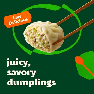 bibigo Frozen Chicken & Vegetable Steamed Dumplings, 6.6 oz