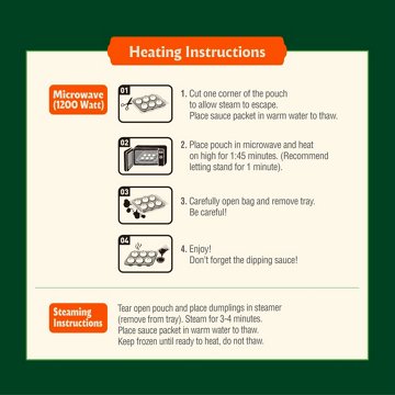 bibigo Frozen Chicken & Vegetable Steamed Dumplings, 6.6 oz