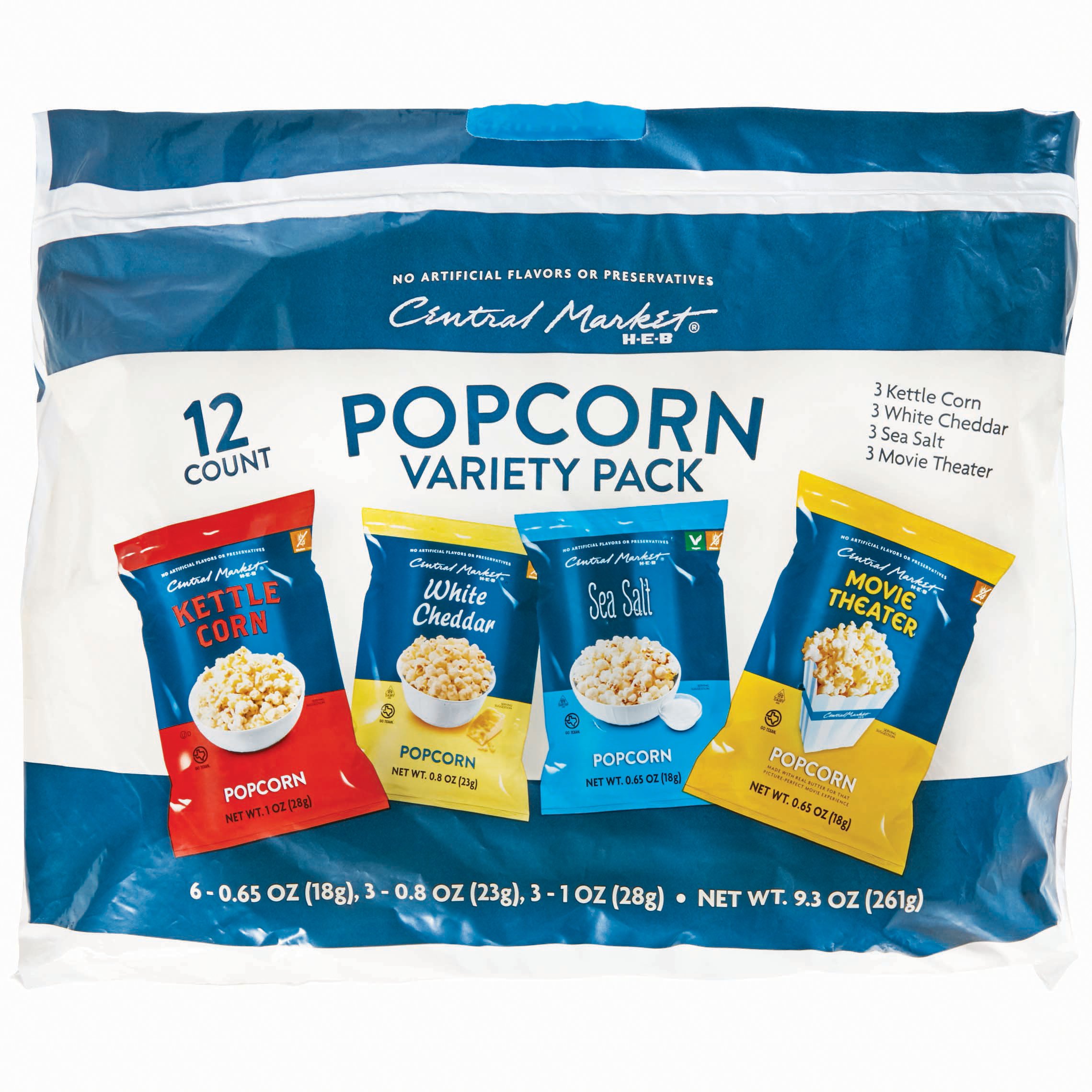 Central Market Variety Pack Popcorn - Shop Popcorn At H-E-B