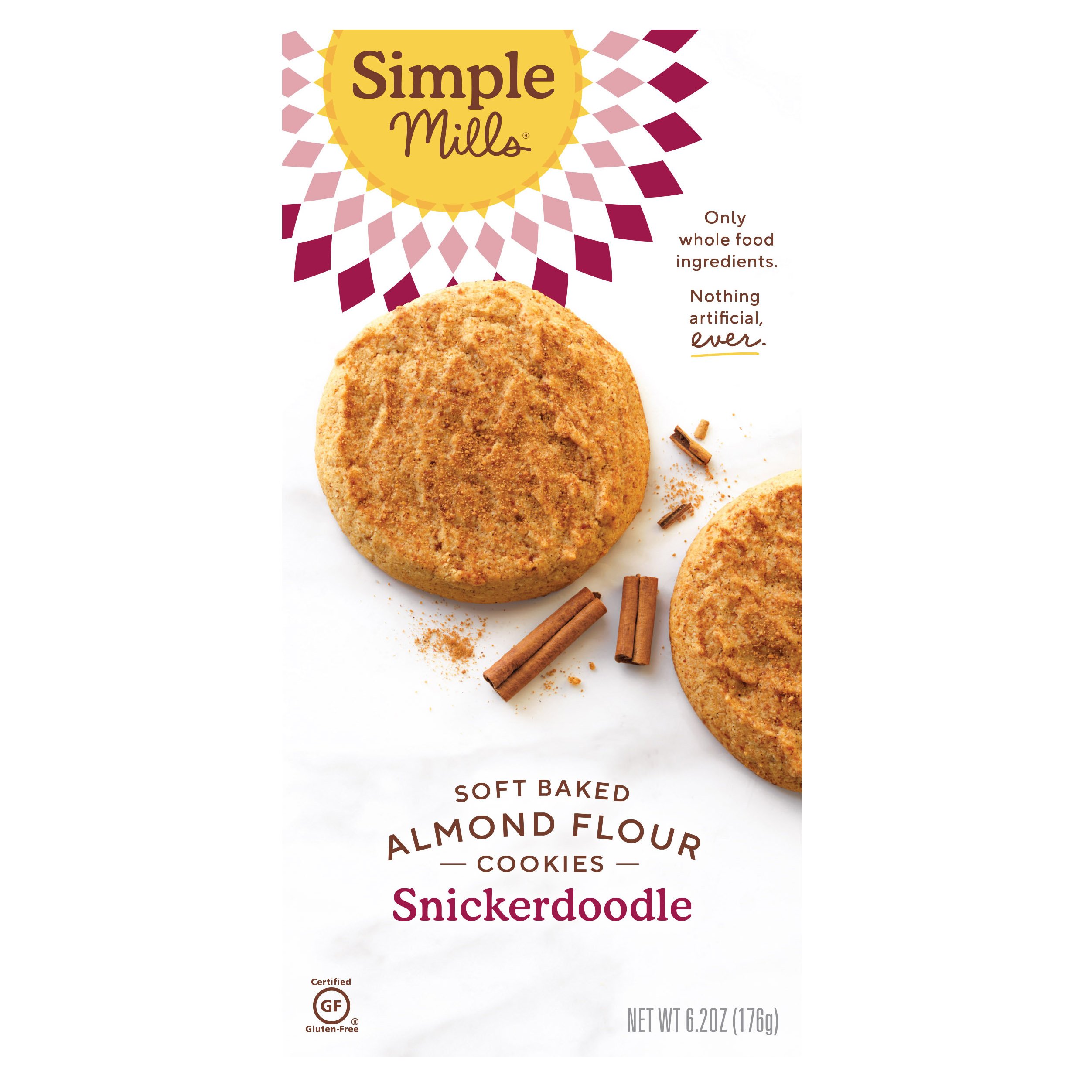 Simple Mills Soft Baked Snickerdoodle Cookies Shop Cookies at HEB