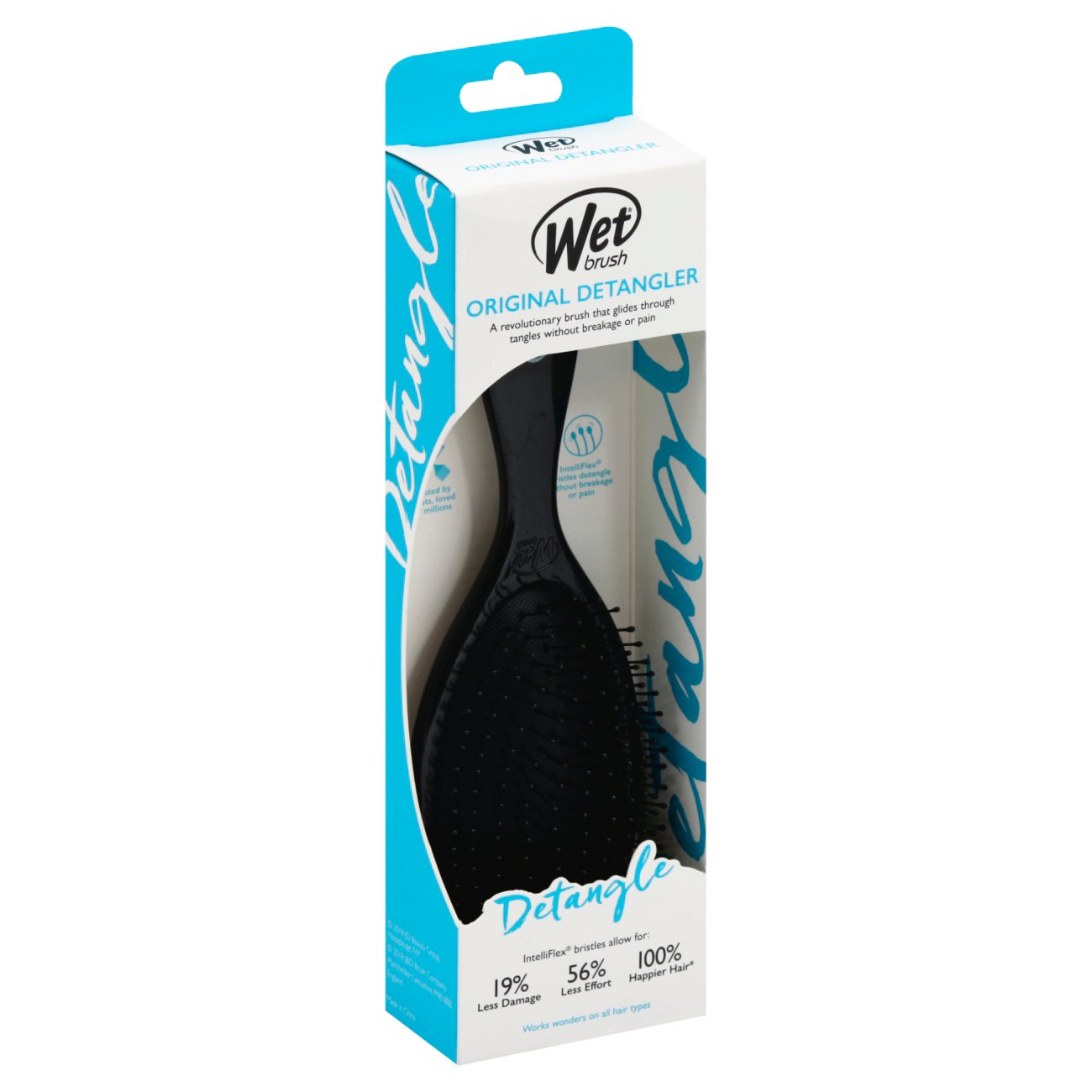 Wet Brush Original Detangler Brush, Black Shop Brushes & Combs at HEB