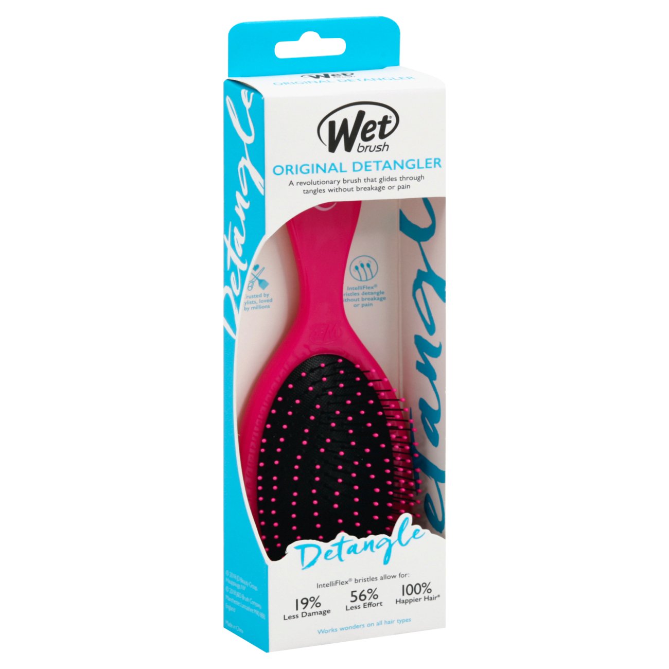 Wet Brush Original Detangler Brush, Pink - Shop Brushes & Combs at H-E-B