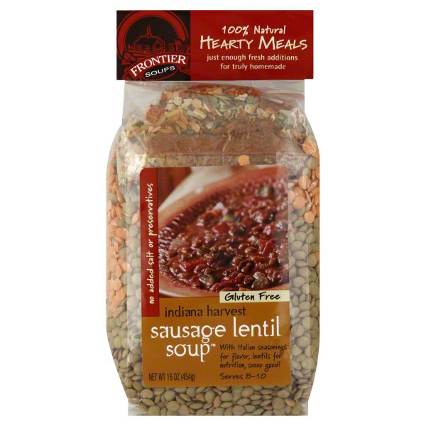 Frontier Soups Indiana Harvest Sausage & Lentil Soup Mix Shop Soups