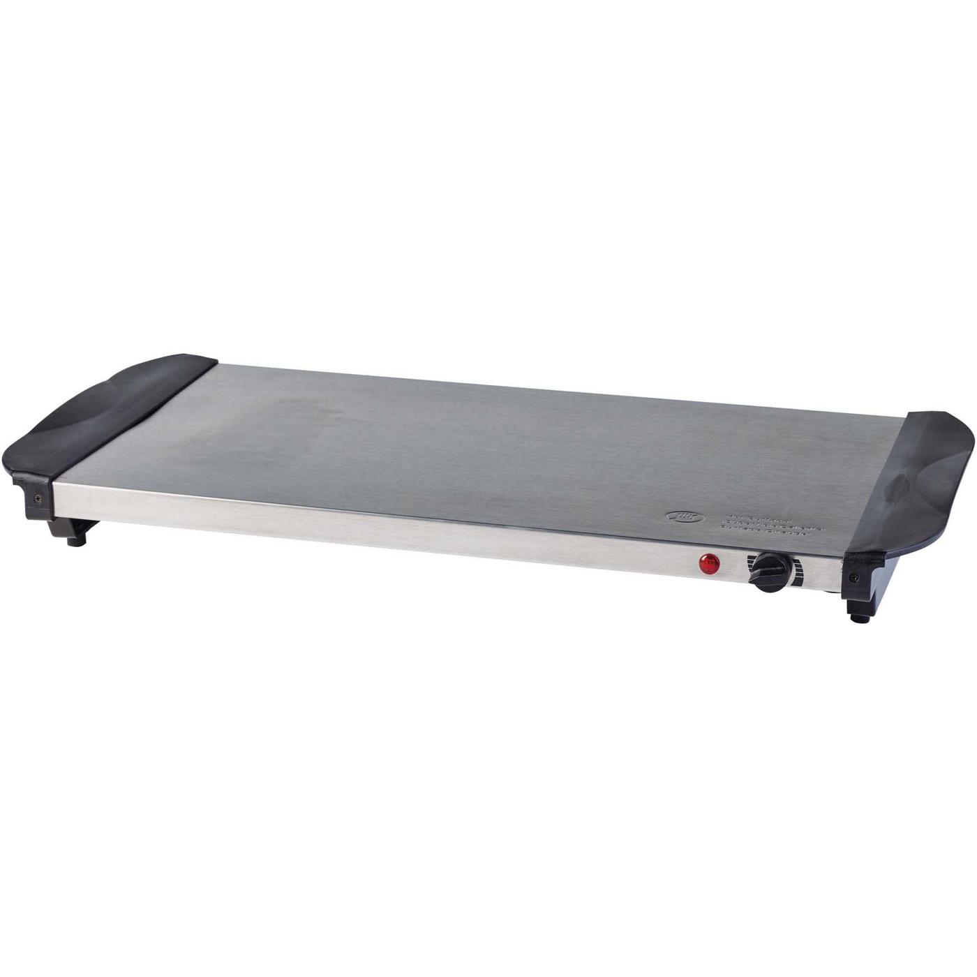 chefstyle Stainless Steel Triple Buffet Server with Warming Tray Shop