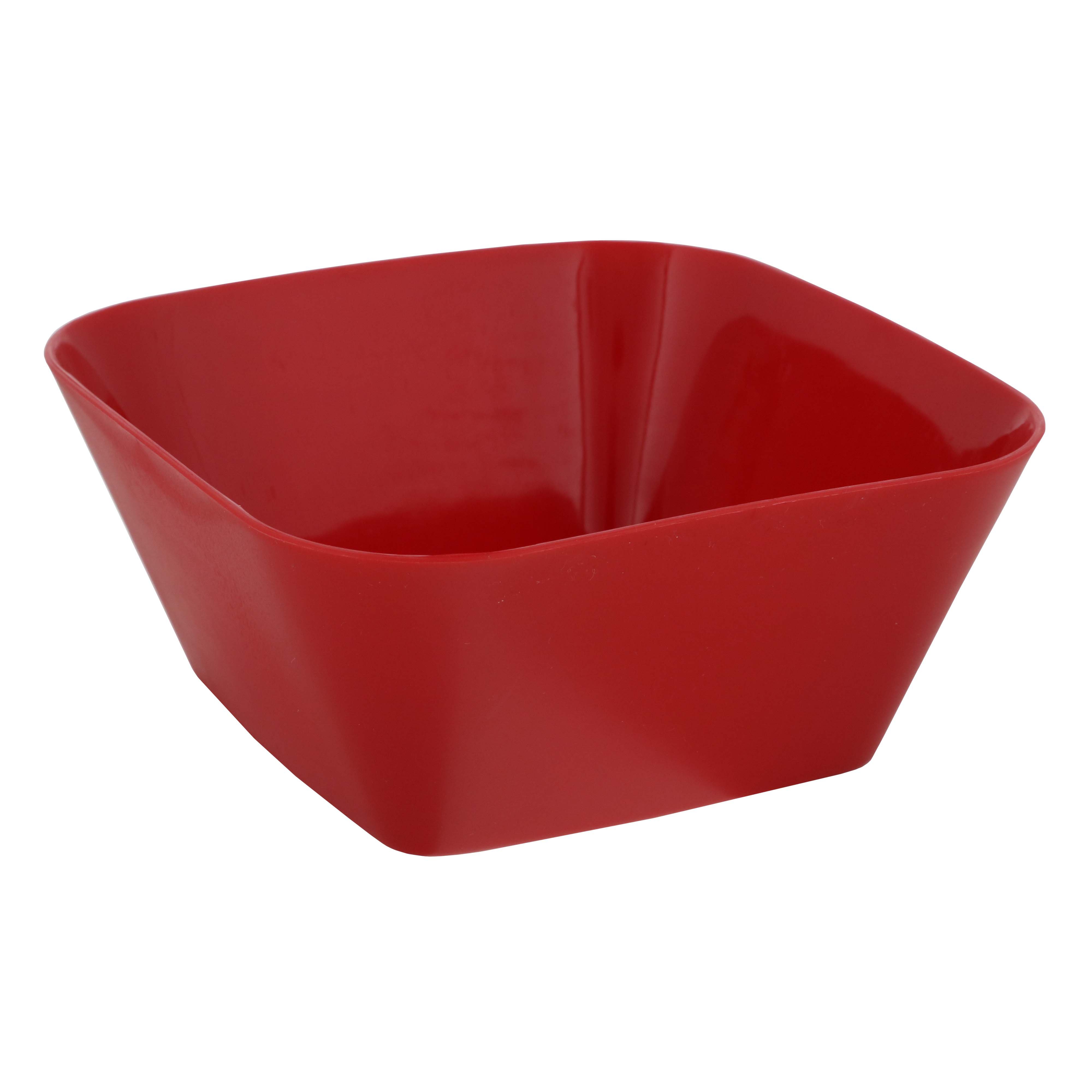 Dining Style Small Square Bowl Red - Shop Dishes at H-E-B