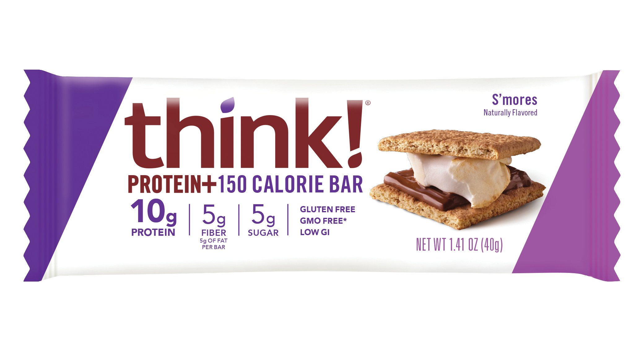think! S'mores Protein+ 150 Calorie Bar Shop Granola & Snack Bars at