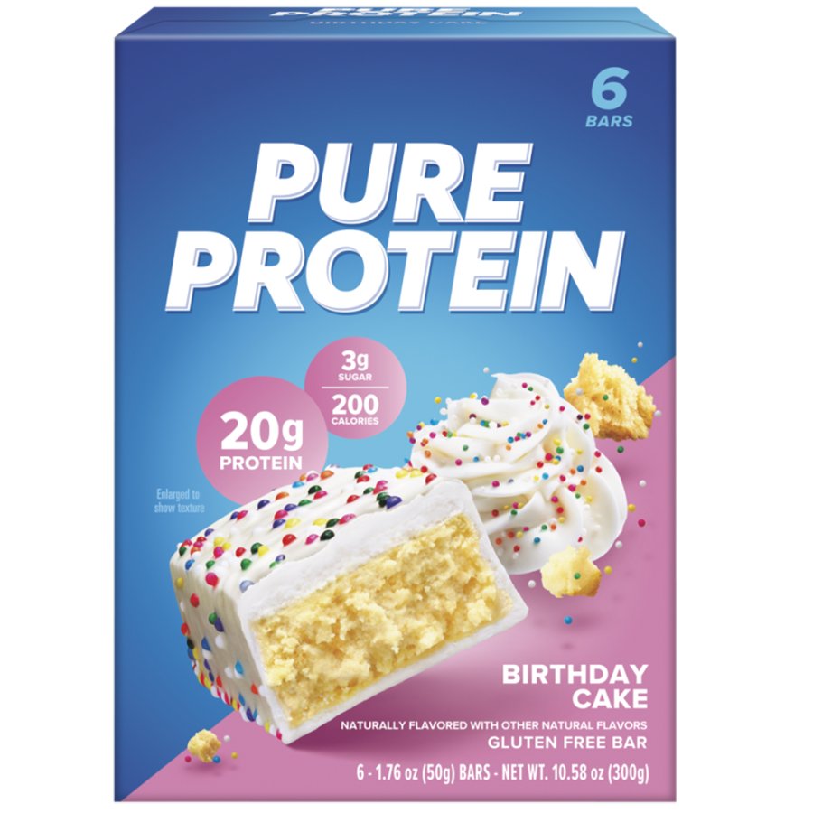 Pure Protein 20g Protein Bars Birthday Cake Shop Granola & snack