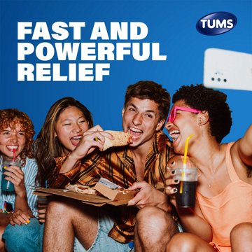 Tums Extra Strength Sugar Free Antacids, Melon Berry