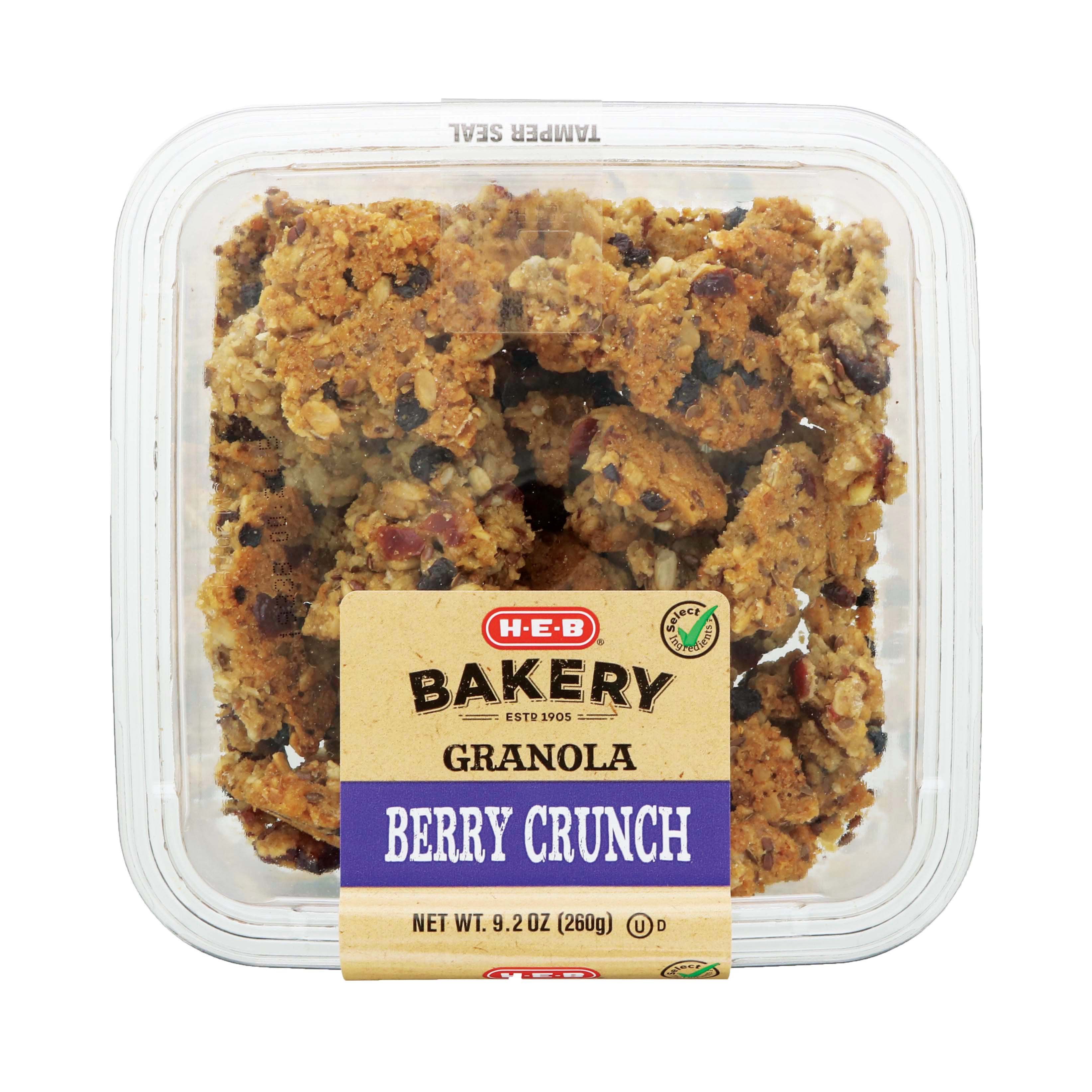 H-E-B Select Ingredients Berry Crunch Granola - Shop Cookies At H-E-B