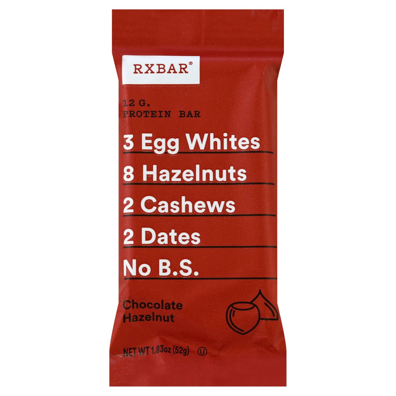 RxBar Chocolate Hazelnut Protein Bar Shop Granola & Snack Bars at HEB