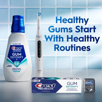 Crest Pro-Health Gum Detoxify Mouthwash/Mouth Rinse, Cool Wintergreen, 33.8 oz
