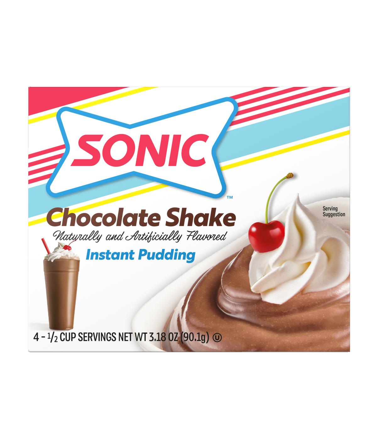 Sonic Pudding - Chocolate Shake; image 1 of 2
