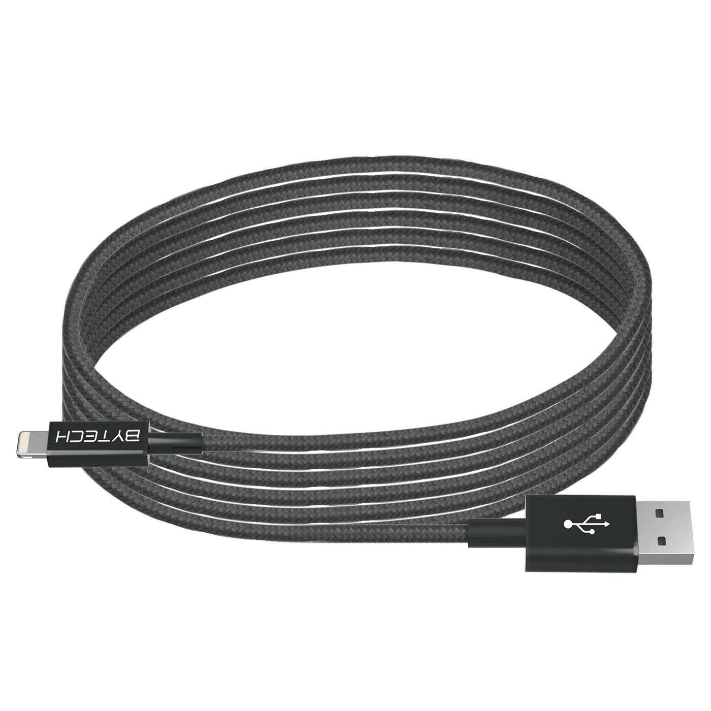 Bytech Heavy Duty Fabric Lightening Cable, Assorted; image 5 of 6