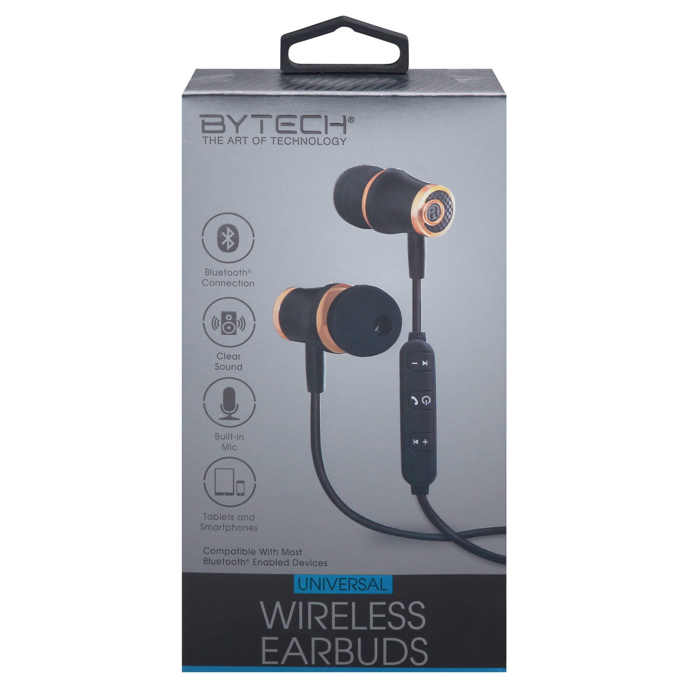 Bytech Wireless Earbuds Black Shop Headphones at HEB