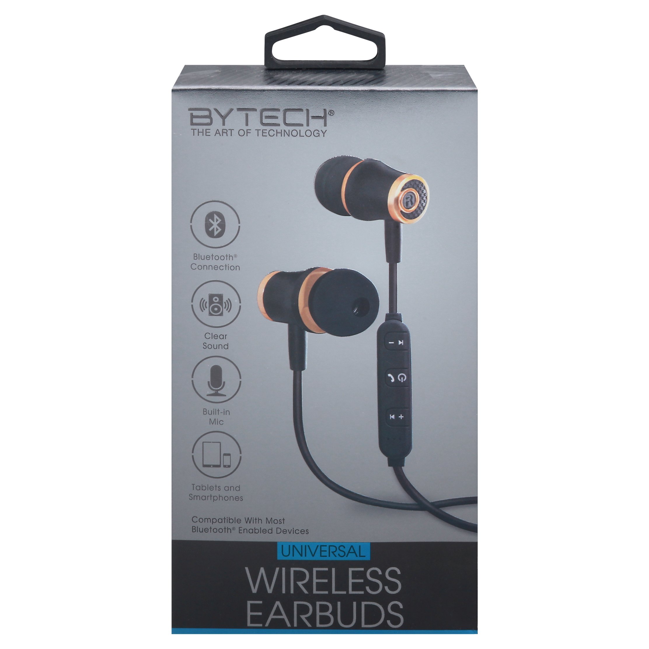 Bytech Wireless Earbuds Black Shop Headphones At H E B 7534