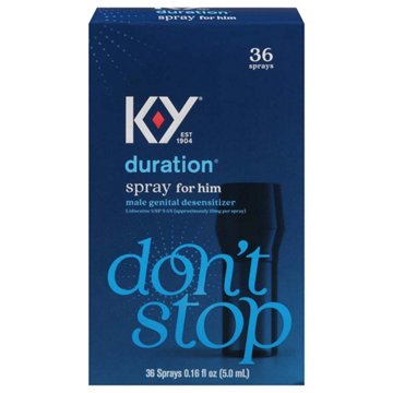 K-Y Duration Spray for Men - 36 Sprays, 0.16 oz